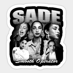 Sade Smooth Operator - Sade Adu Vintage Bootleg Sticker